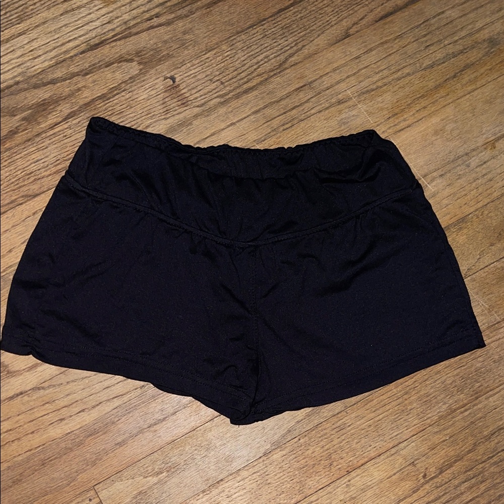 Hot Kiss Women's Black Athletic Shorts